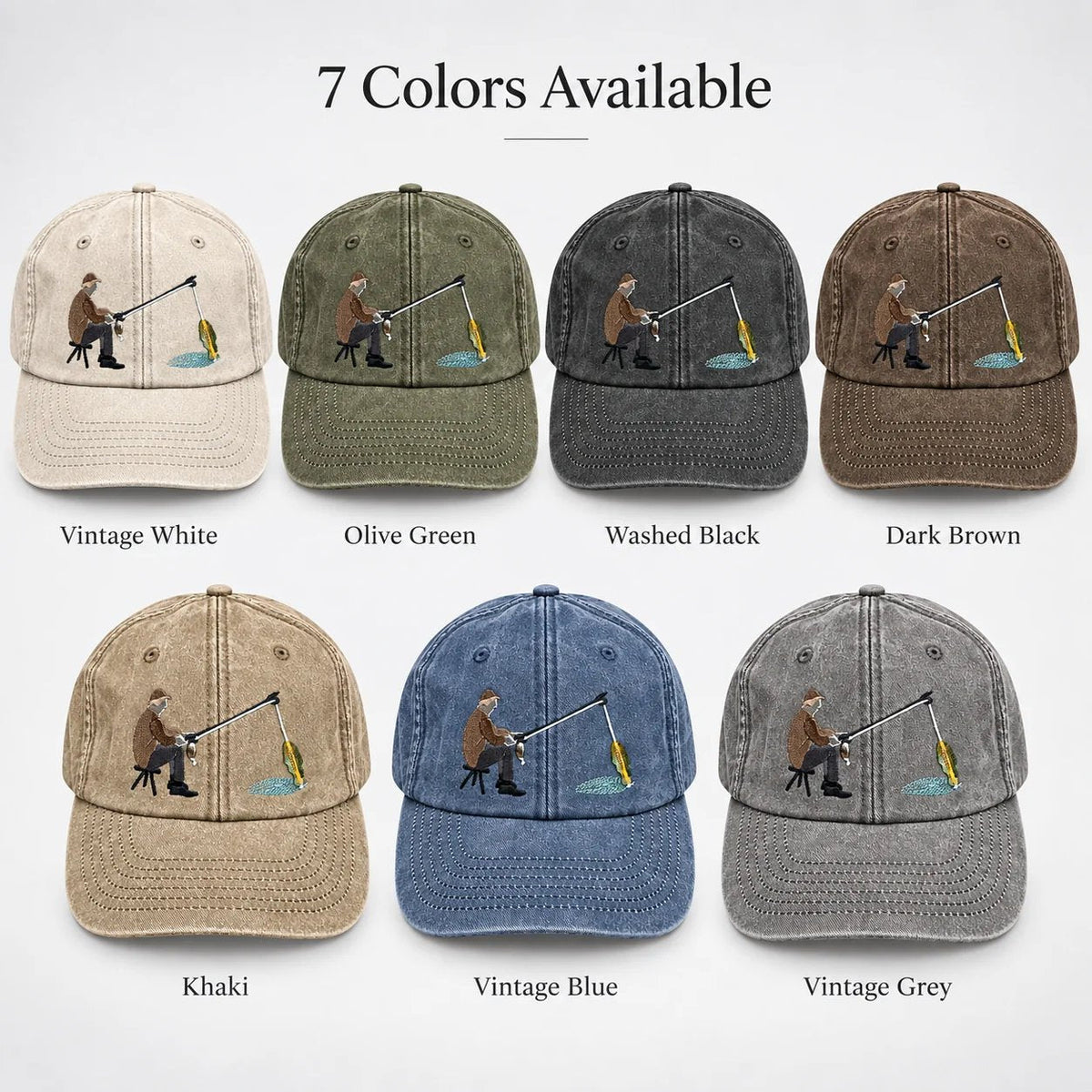 🔥LAST DAY 50% OFF - 🎣🧢 Catch of the Day Interactive Fishing Cap
