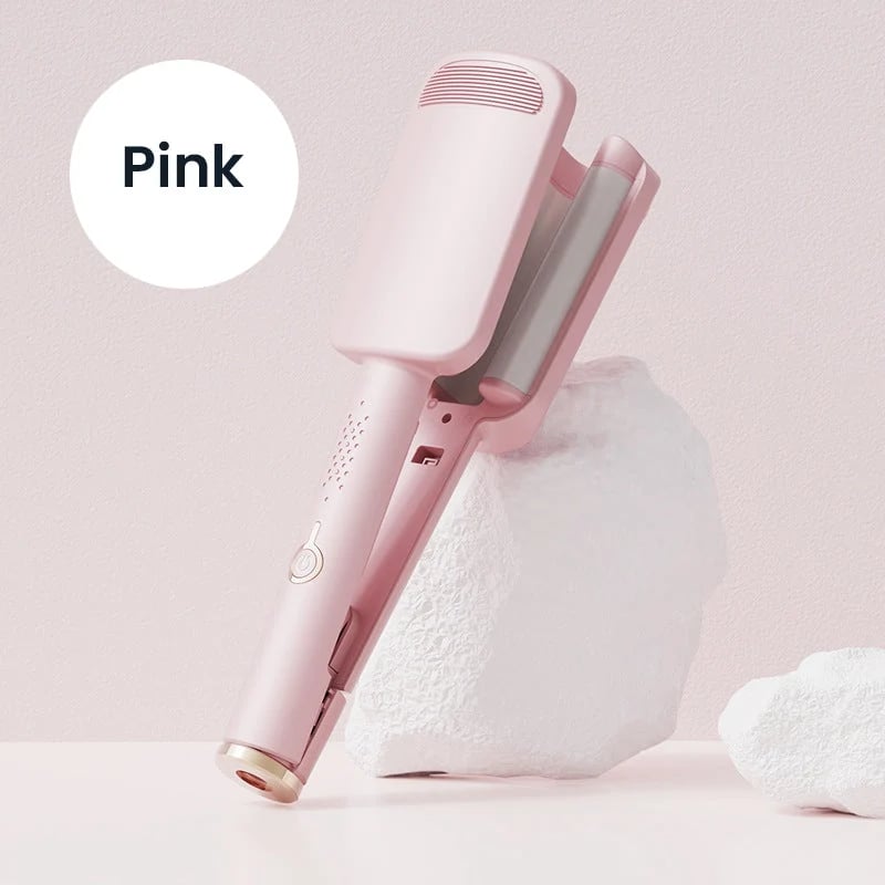 🔥Buy 2 Get 20% OFF🔥⏰32MM Wavy Hair Curler – Big Bouncy Curls, 4 Adjustable Heat Settings & Negative Ion Care – Salon-Quality Styling at Home 💇♀️
