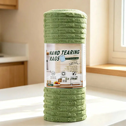 π Bamboo Fiber Cleaning Cloth Roll β Thick Absorbent Tear-Off Kitchen Towels for Grease, Spills & Everyday Cleaning