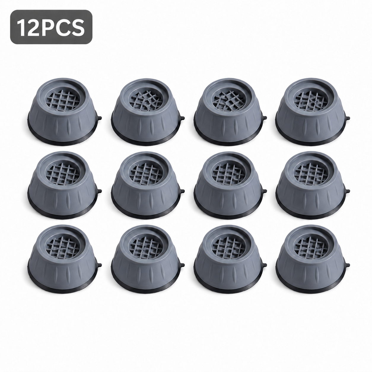 🌟 Anti-Vibration Appliance Foot Pads – Lift, Stabilize & Protect Your Floors
