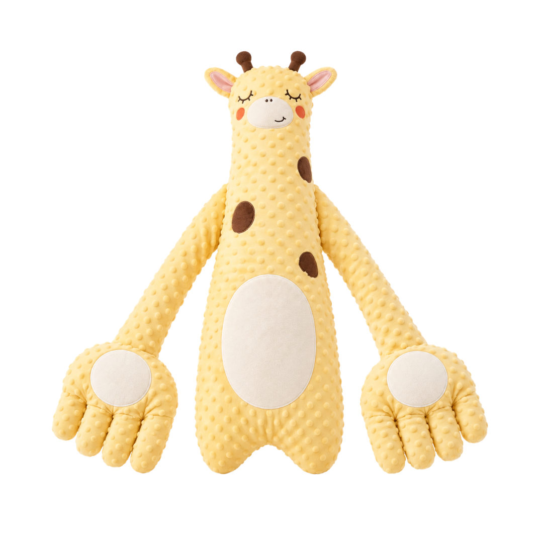 ๐ Long-Arm Patting Plush Companion โ 3 Gentle Modes & Remote Control