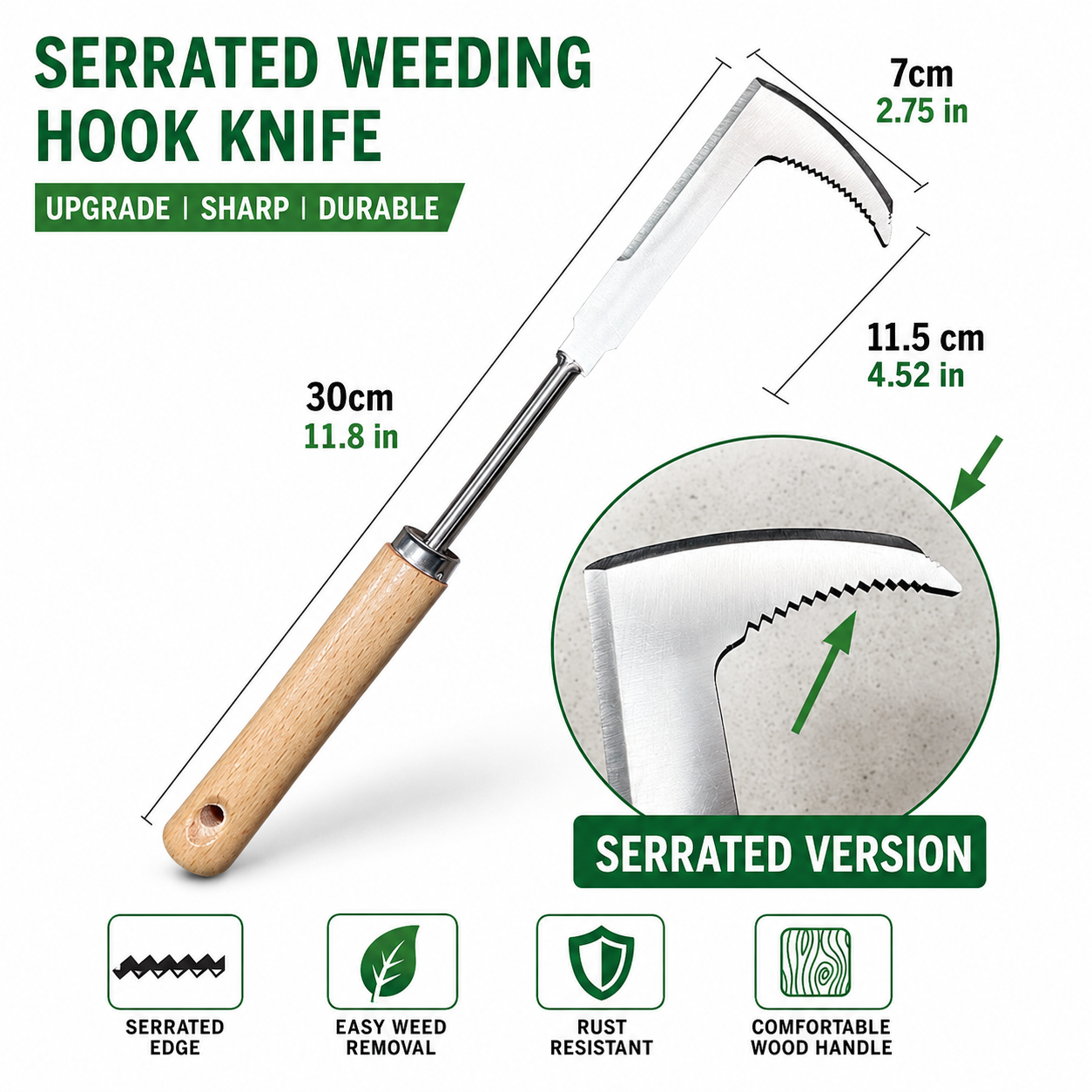 π± Crack Weed Remover Tool | Deep Root Puller π Stainless Steel Garden Weeder