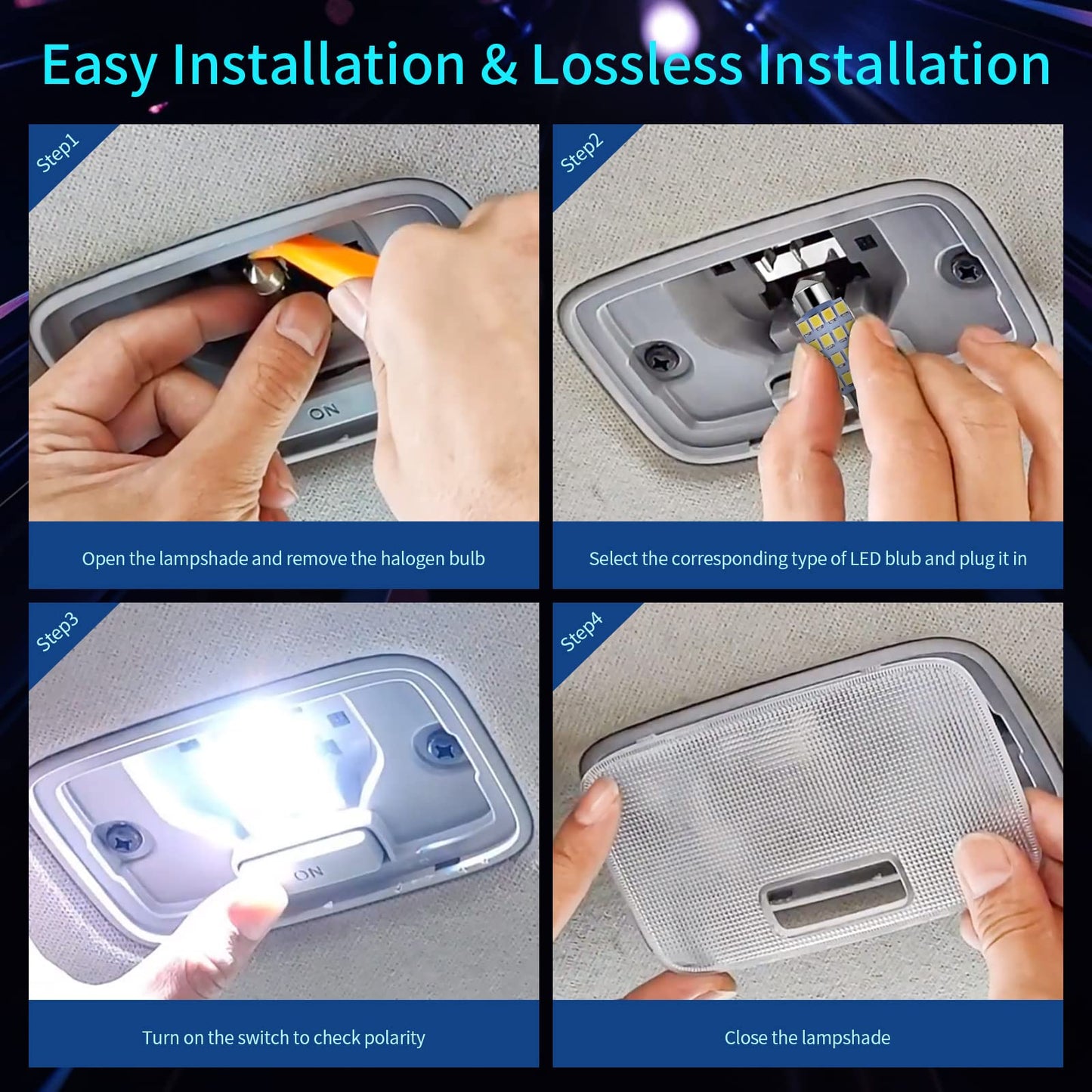 π‘ 42PCS Car Interior LED Light Kit β Super Bright Upgrade