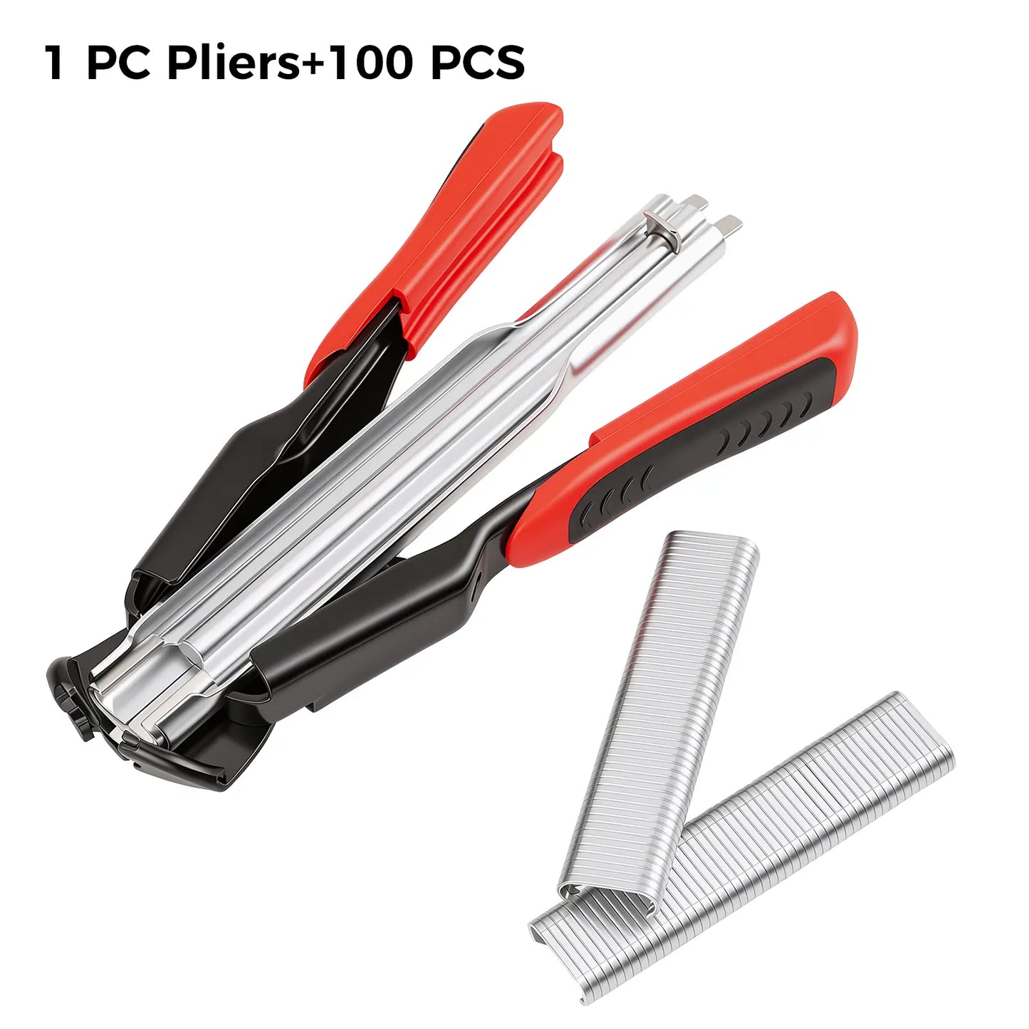 ⚙️ Automatic Spring Loaded Hog Ring Pliers Kit with 2500 Rings 🛠️