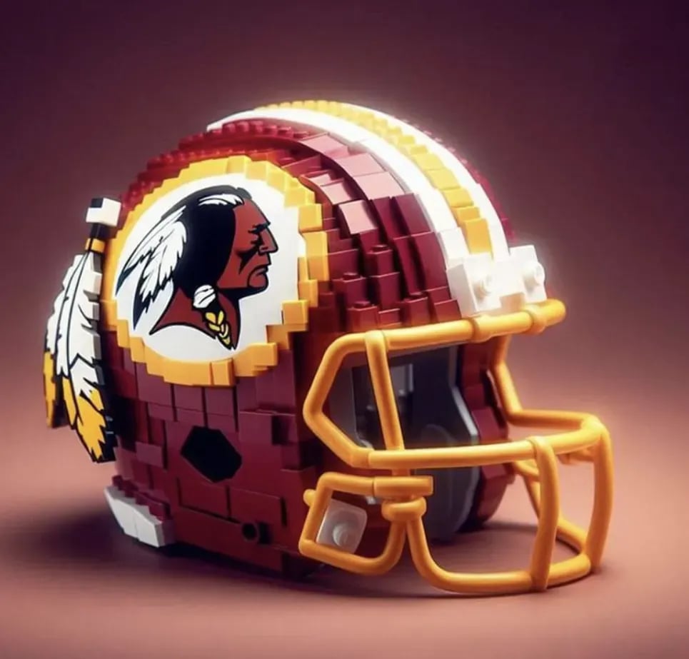 🏈 Football Helmet Building Blocks – 300+ Piece Collectible Model Kit 🎁