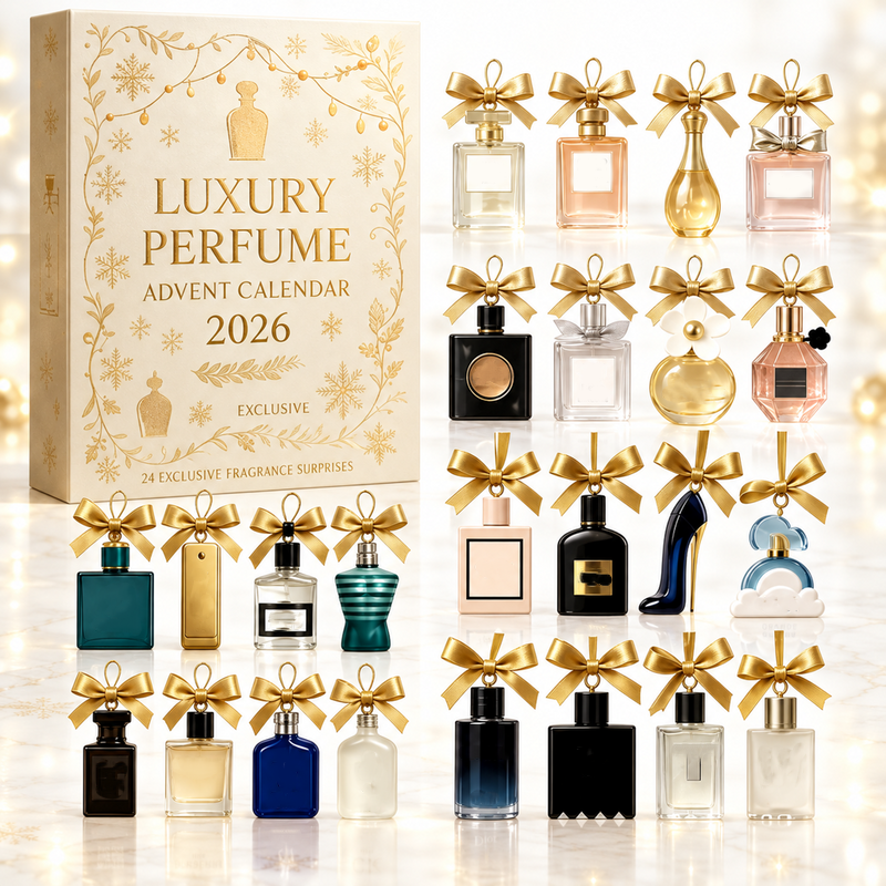 ⭐2026 Premium Luxury Perfume Advent Calendar – Acrylic Ornament Surprise Set⭐