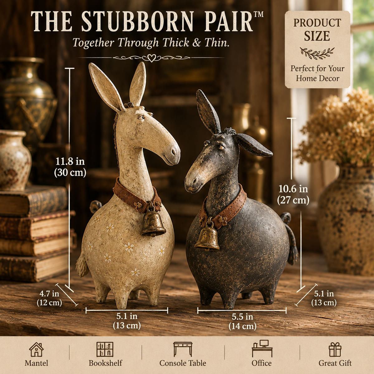 ❤️ Still Stubborn, Still Together – Funny Donkey Couple Gift