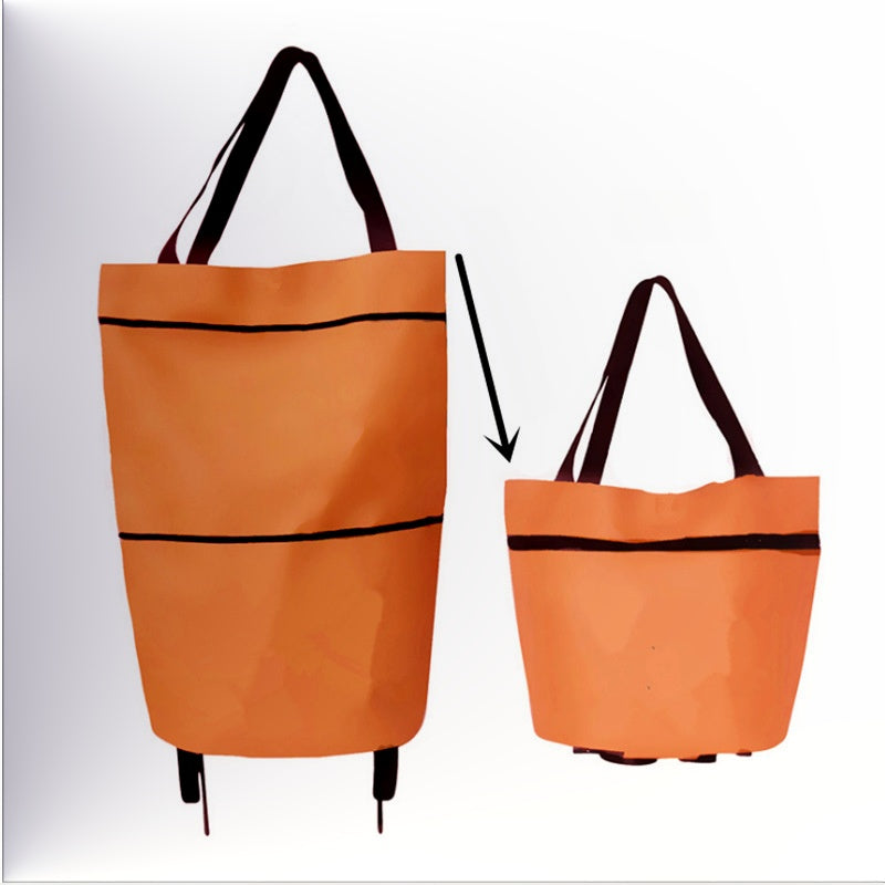 ⏰2-in-1 Foldable Shopping Cart