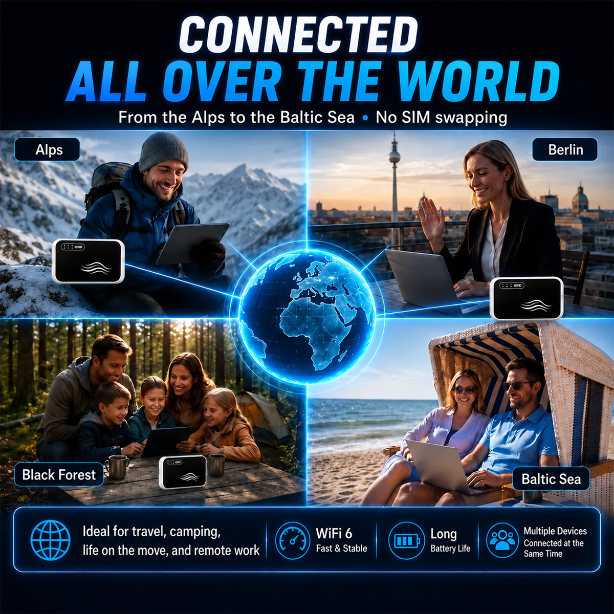 📶 Stay Connected on the Go – Pocket WiFi for Travel, Work & Everyday Life