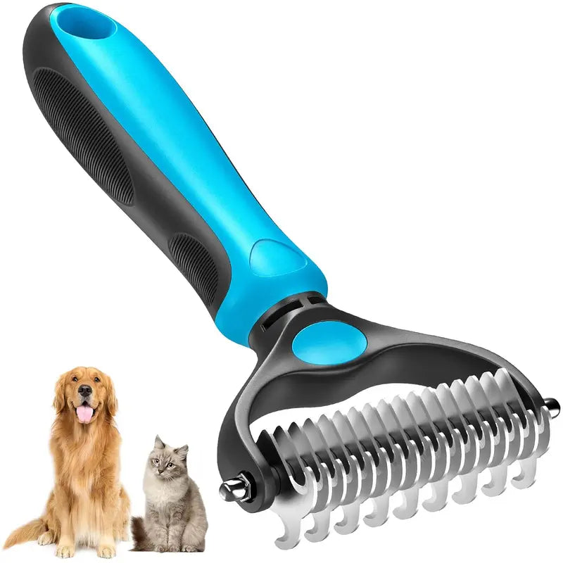 πΎ Double-Sided Pet Grooming Brush β Detangling & Loose Fur Care