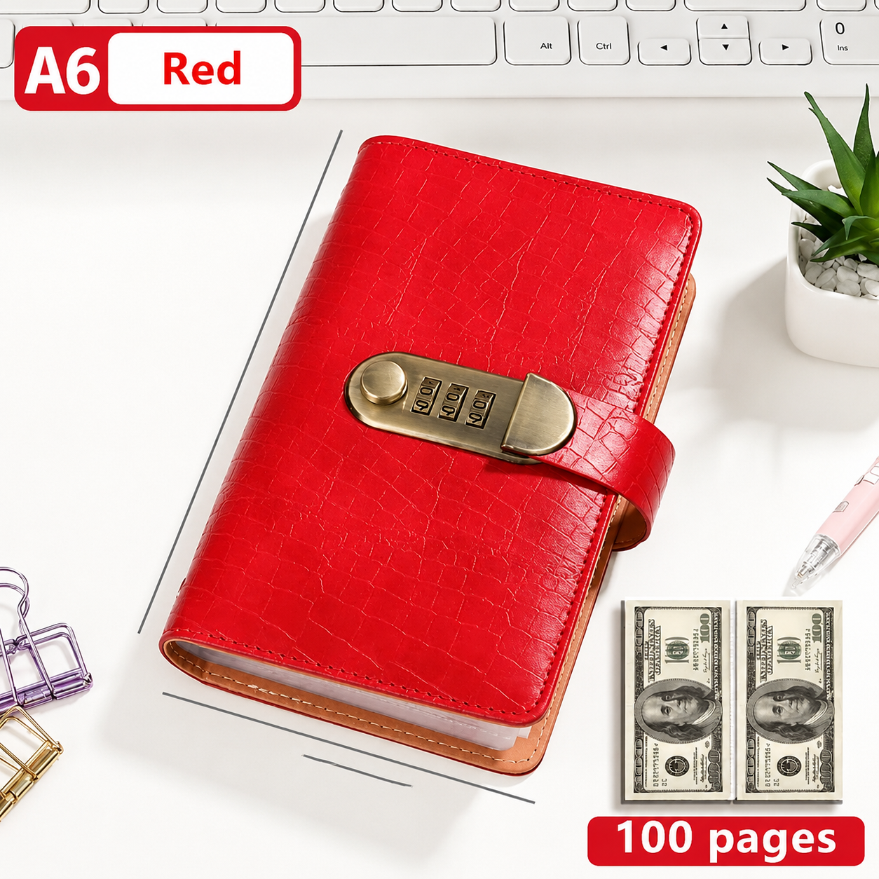 ๐100 Transparent Pocket Currency Collectors Album