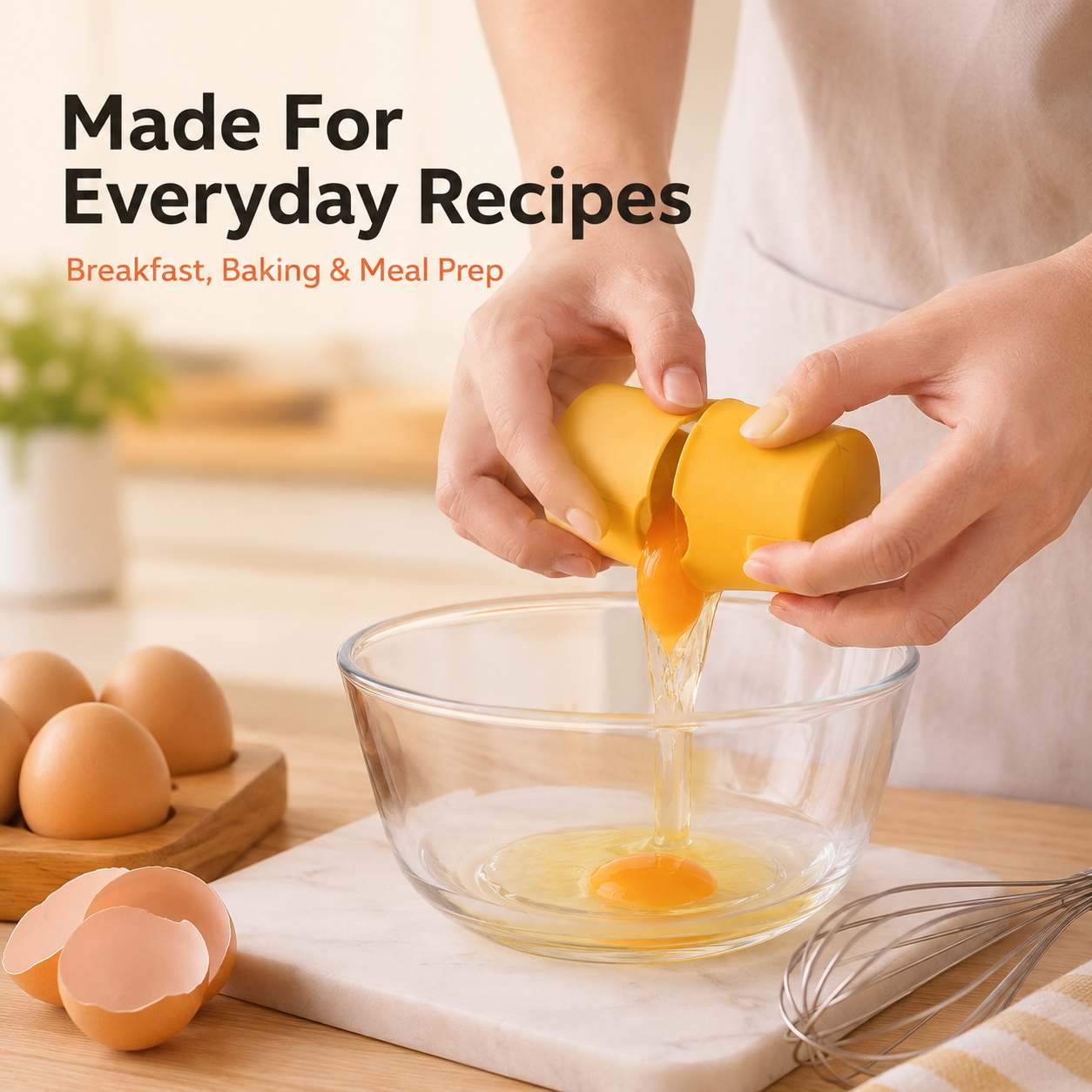 π³ Manual Stainless-Steel Egg Shell Opener & Egg Cracker Tool π₯