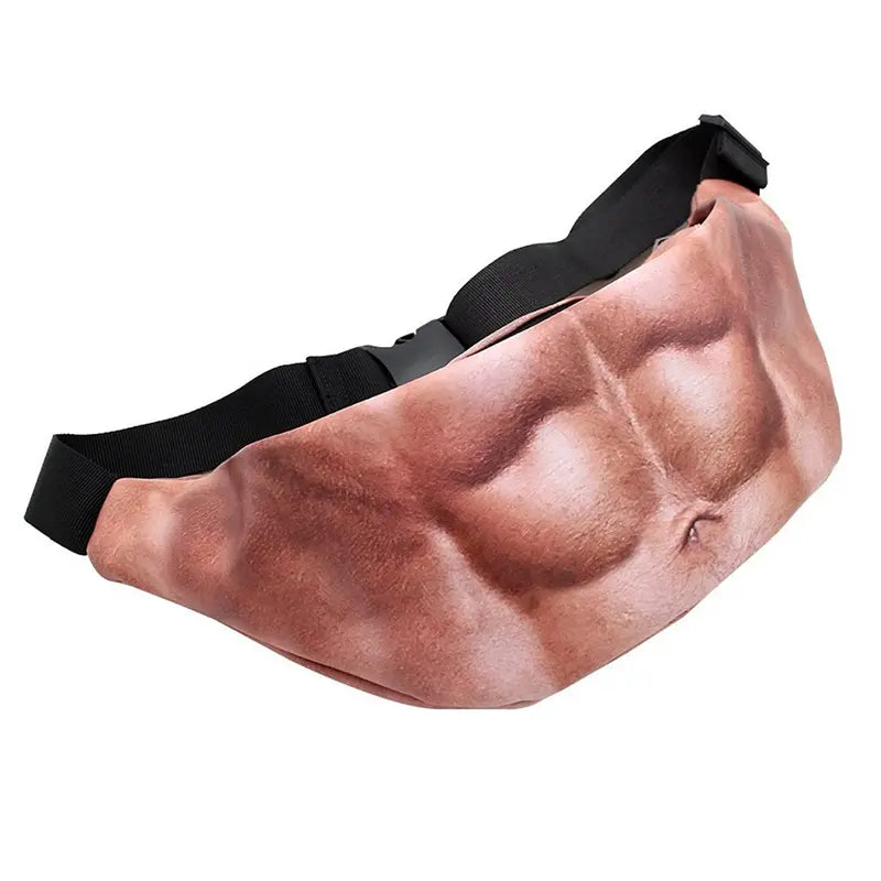 😂 3D Beer Belly Fanny Pack – Funny Waist Bag & Gag Gift 🎁
