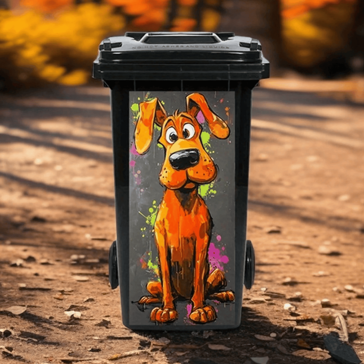 🔥 LAST DAY 50% OFF 🔥 🐴 Horse & Donkey Wheelie Bin Sticker – Waterproof Decal 🌾