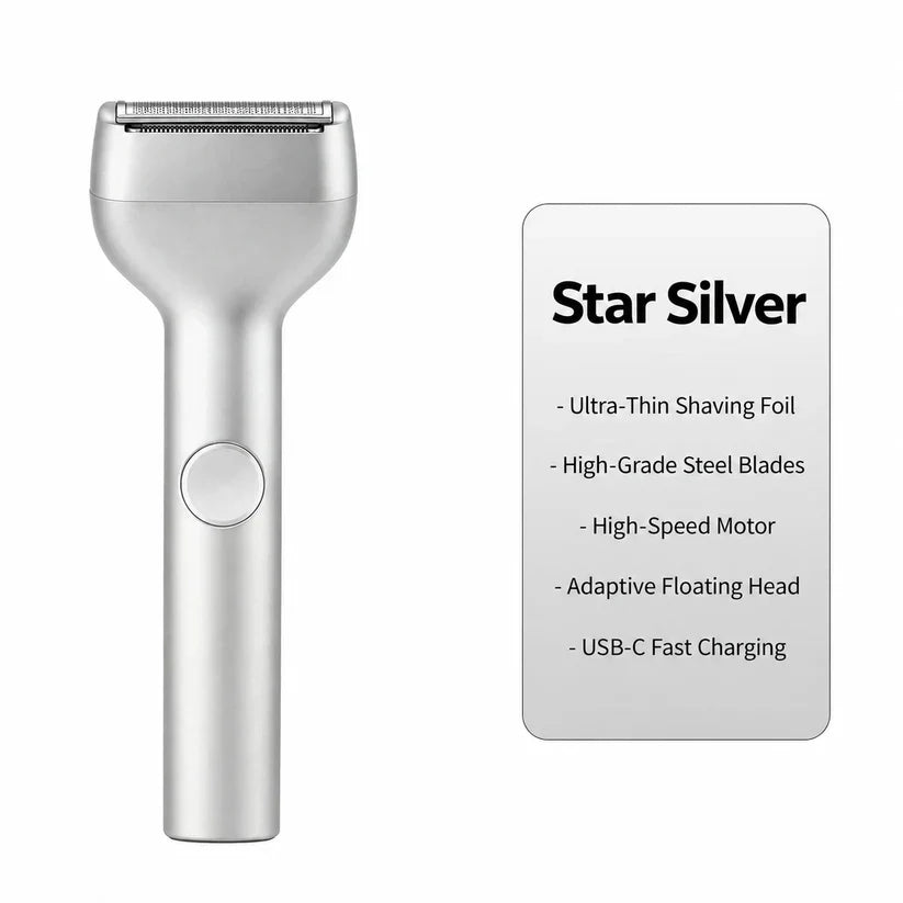 🪒Men's Rechargeable Foil Electric Shaver ⚡🧔– Efficient Close Shaving, Cordless Portable Wet & Dry Beard Razor for Daily Grooming