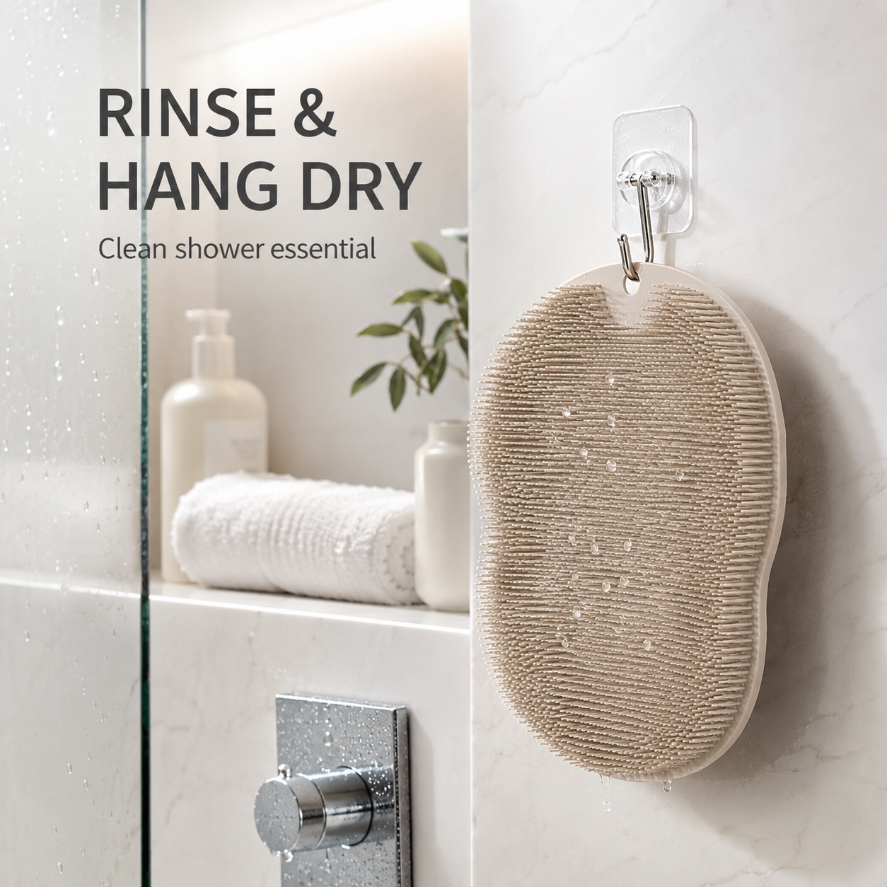 🔥LAST DAY 50% OFF🦶 Wall-Mounted Foot & Back Scrubber