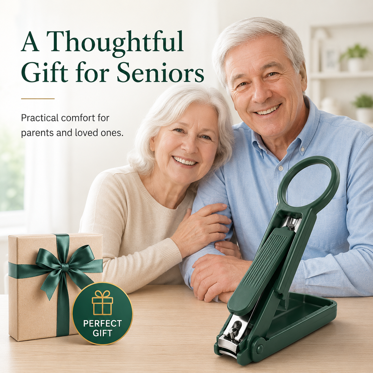 🔥 50% OFF TODAY🔍 3PCS Magnifying Glass Nail Clippers for Seniors