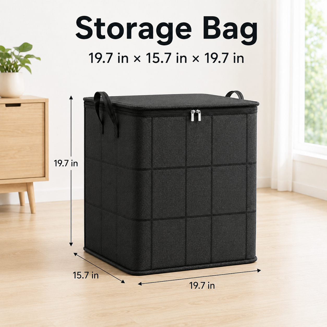 🔥 50% OFF XXL Zippered Storage Bag for Bedding, Clothes & Blankets
