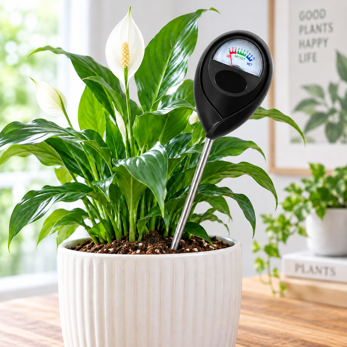 🪴 Soil Moisture Meter for Indoor & Outdoor Plants – No Batteries 💧