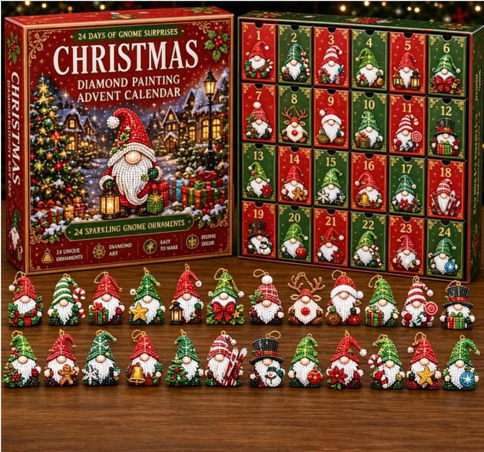 ๐โจ 31 Days of Gnome Surprises Halloween Diamond Painting Advent Calendar!!!