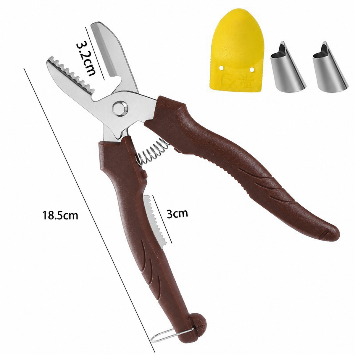 π° Stainless Steel Chestnut Peeling Scissors β Easy Chestnut Shell Cutter with Ergonomic Gripβ¨πͺ