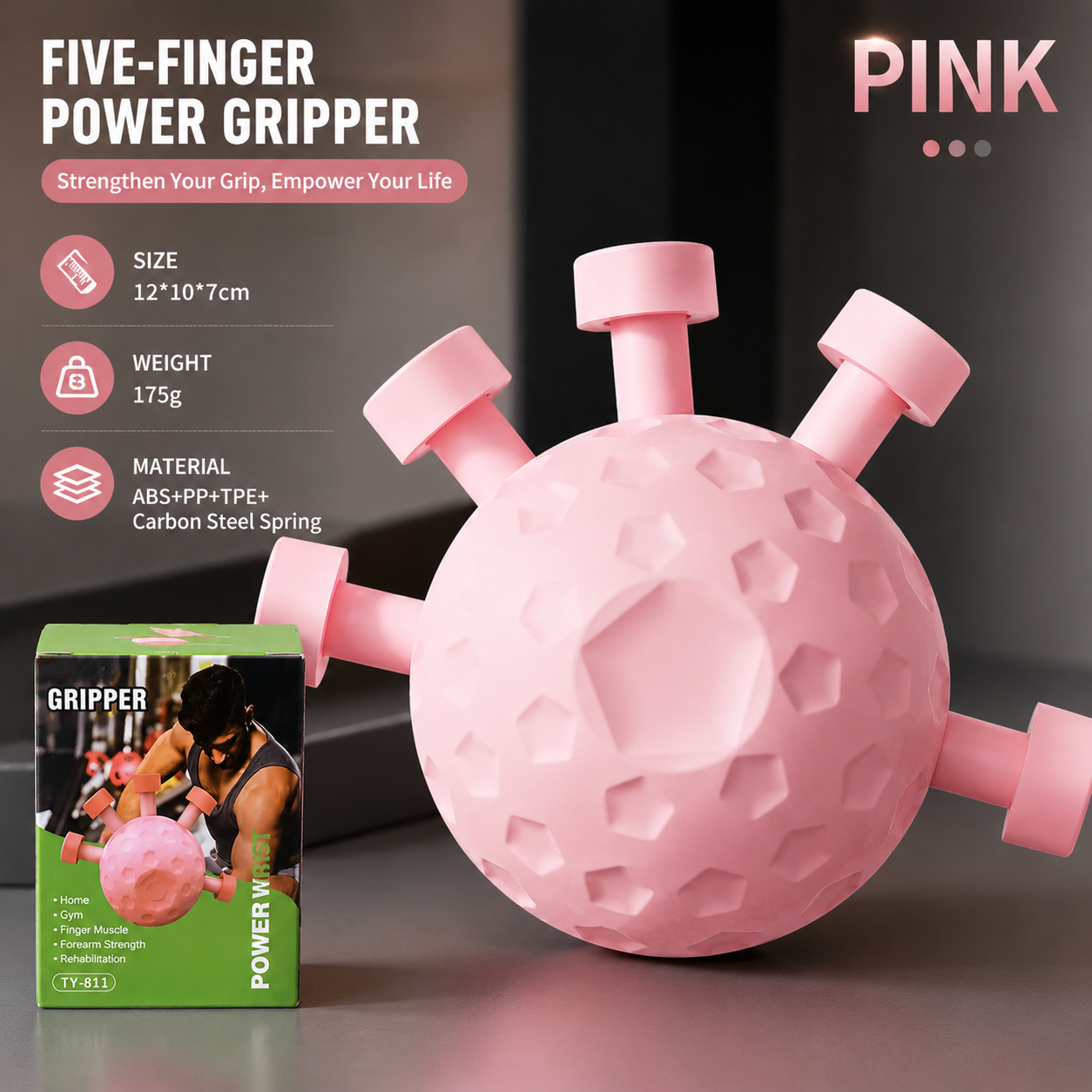 Finger Grip Strengthener, Finger Strength Enhancer