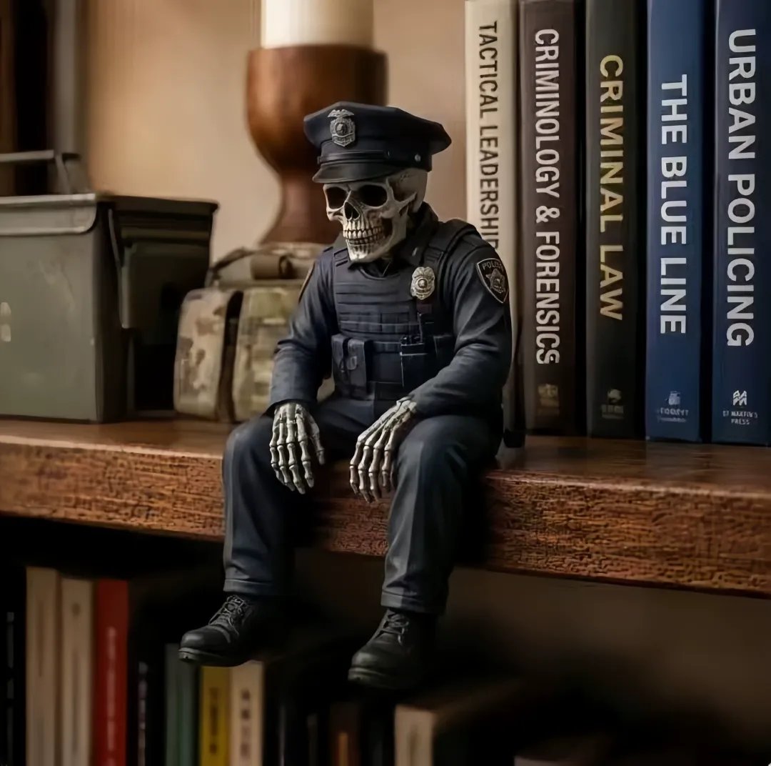 ⚾ Baseball Skeleton Shelf Sitter – Spooky Sports Decor Gift