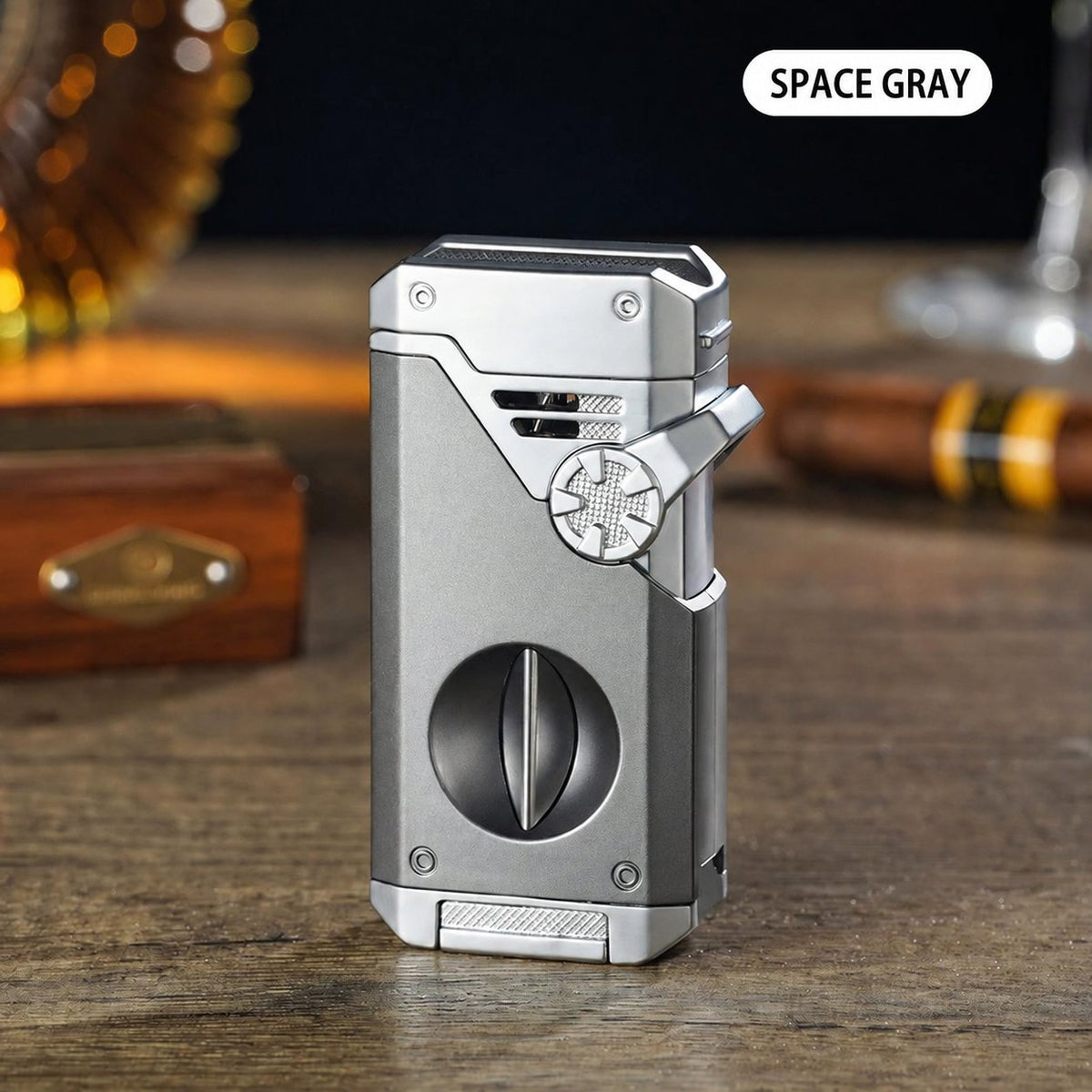 π― Multifunctional Quad-Flame Lighter β Windproof & Refillable Butane Lighter
