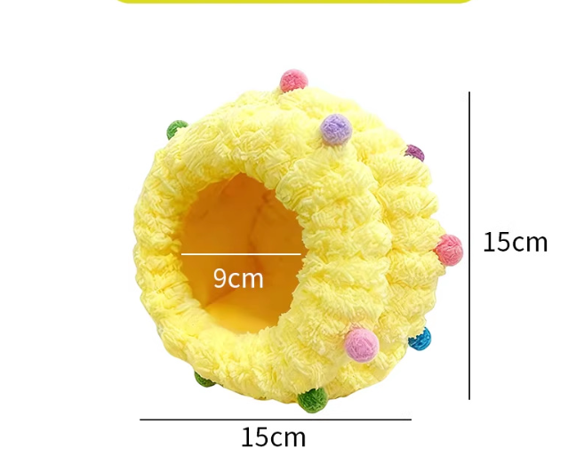 🐤 Warm Hanging Fleece Bird Bed - Soft Plush Nest Hammock for Cage ❄️
