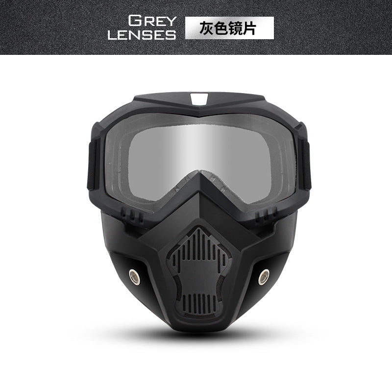Detachable Full Face Goggle Mask