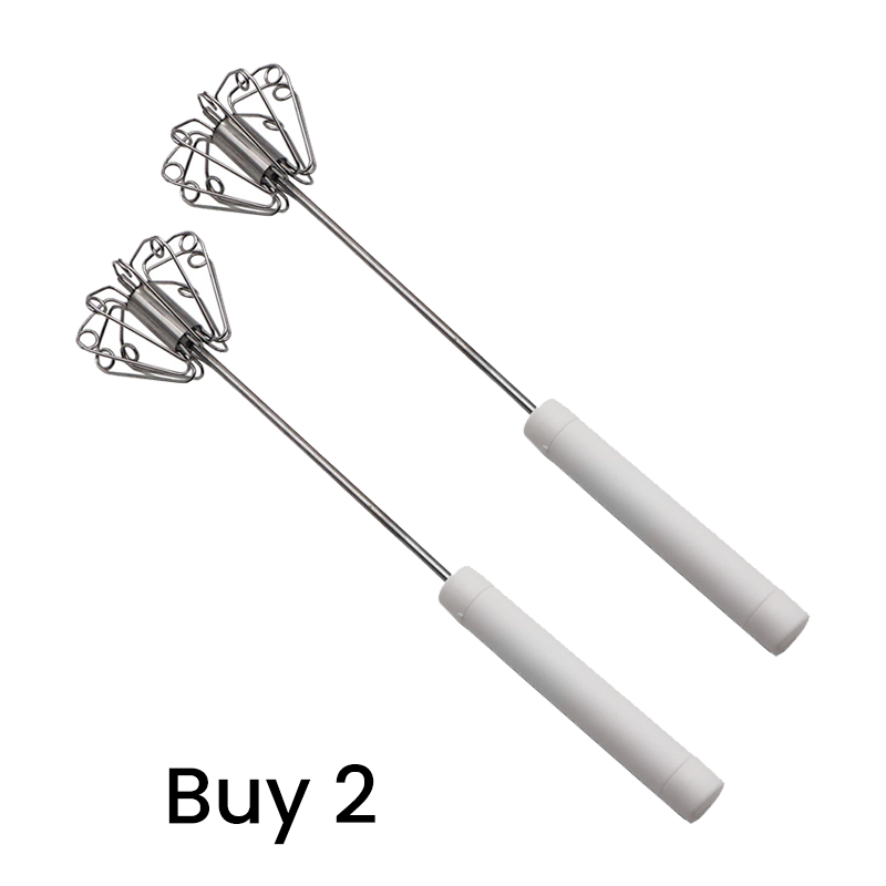 🔥 55% OFF LAST DAY 🔥 Semi-Automatic Turbo Whisk - Easy Push Hand Mixer 🍳