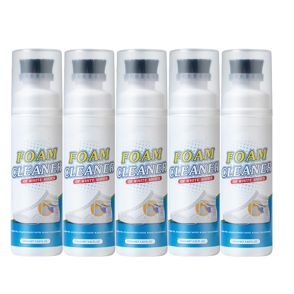 👟 Shoe Cleaning Foam with Built-In Brush