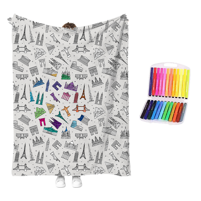 π¨ DIY Coloring Blanket Kit β Cozy Creative Activity Blanket