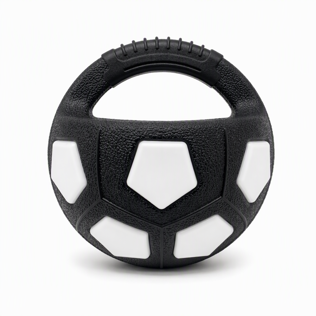 ⚽ Durable Interactive Dog Soccer Ball Toy with Grab Tabs & TPR Shell 🐕