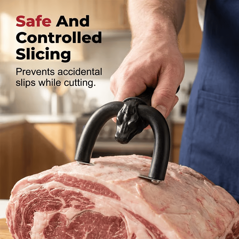 🥩 Precision Meat Fat Trimmer – Ergonomic Stainless Steel Meat Trimming Tool 🔪