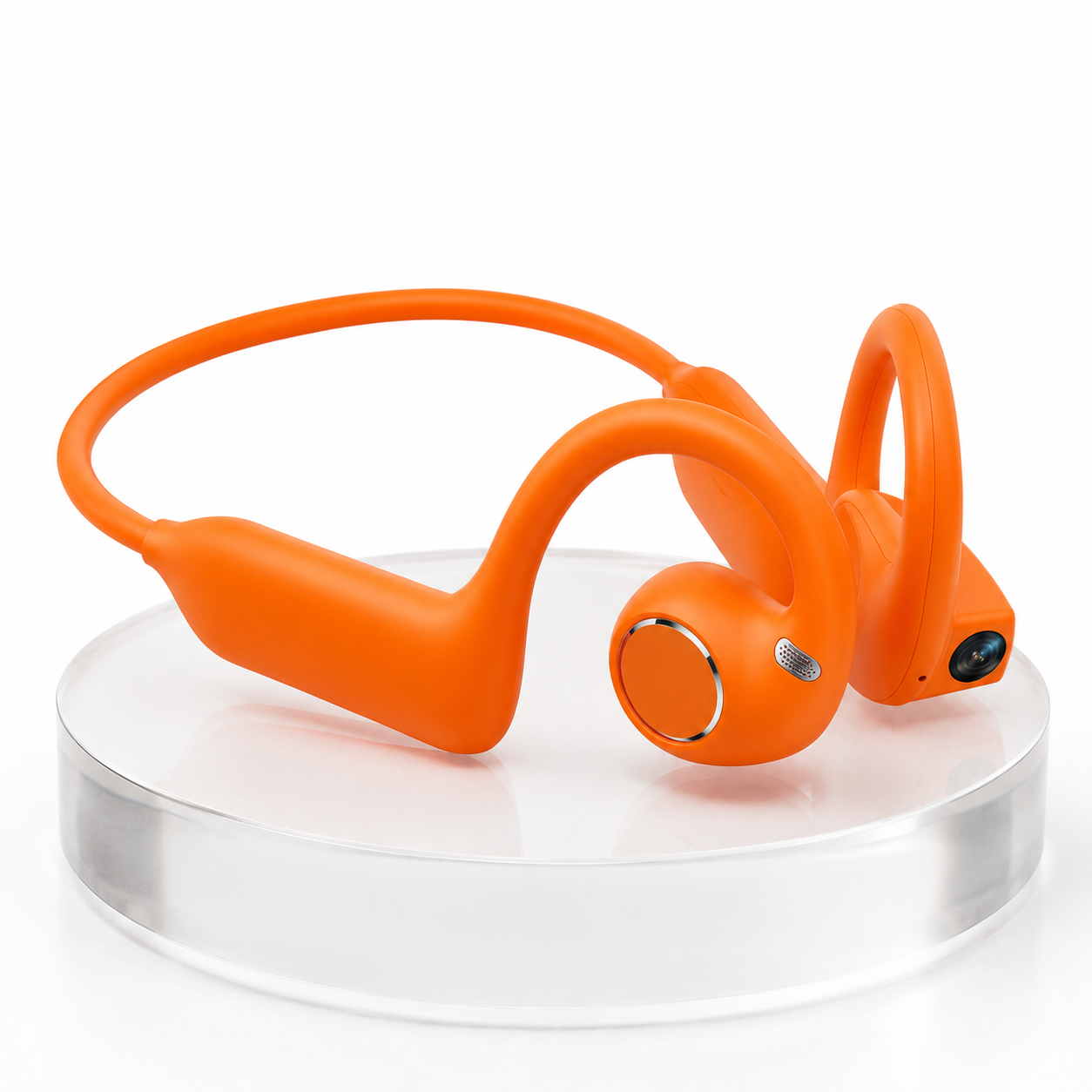 🎥 8MP Smart Camera Open-Ear Headset – POV Video, Calls & AI Assistance 🎧