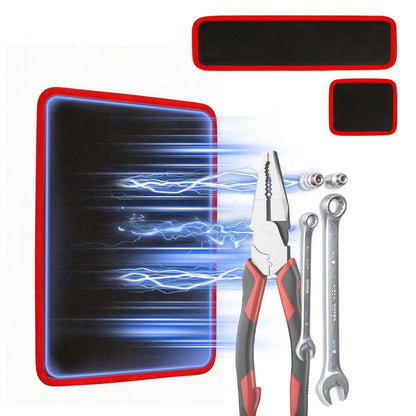 🛠️Flexible Magnetic Tool Mat & Tray Holder - Magnetic Tool Tray, Flexible Magnetic Mat, PVC & Non-Slip for Garage Workshop, Auto Repair Tools