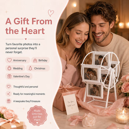 🎡 Rotating Ferris Wheel Photo Frame-Buy2 Get Free Shipping