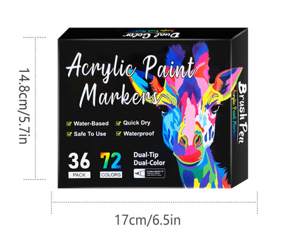 Dual Tip Acrylic Paint Pen Marke