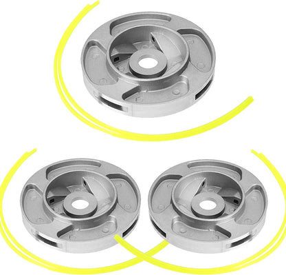 🌿 Universal Aluminum Grass Trimmer Head | Heavy-Duty Brush Cutter Replacement