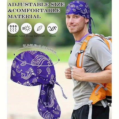 🔥Summer Sale 50% OFF! ✨Paisley Cooling Headscarf Cap