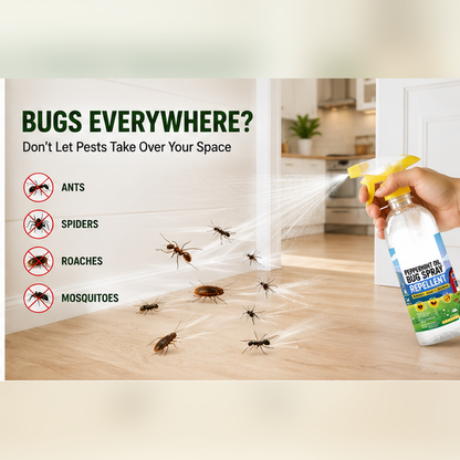 🔥 Buy More, Get FREE | 🌿 Plant-Based Peppermint Pest Repellent Spray 🐜