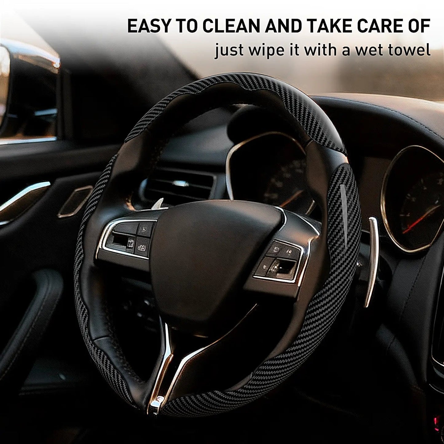 ⚡ FLASH SALE🚗Universal Comfort Grip Steering Wheel Cover