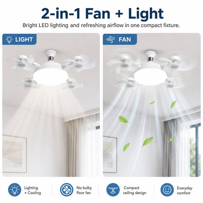 2026 💡 New E27 Socket Ceiling Fan Light