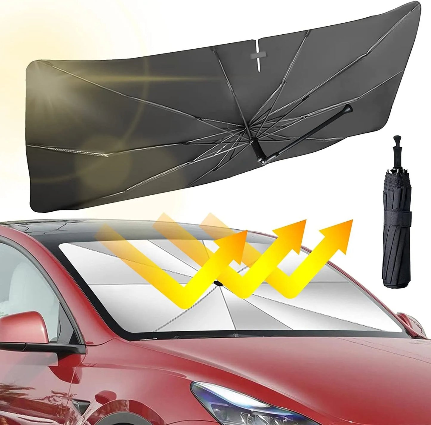 🔥Summer Sale 50% OFF! ✨Car Windshield Sun Shade Umbrella