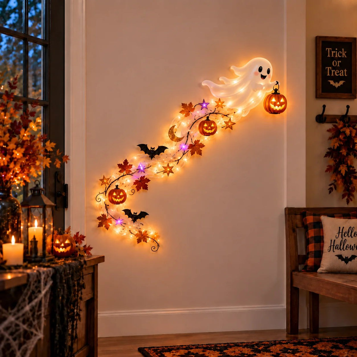 💯🎁🎃 Halloween Magic Trail Wall Light Collection