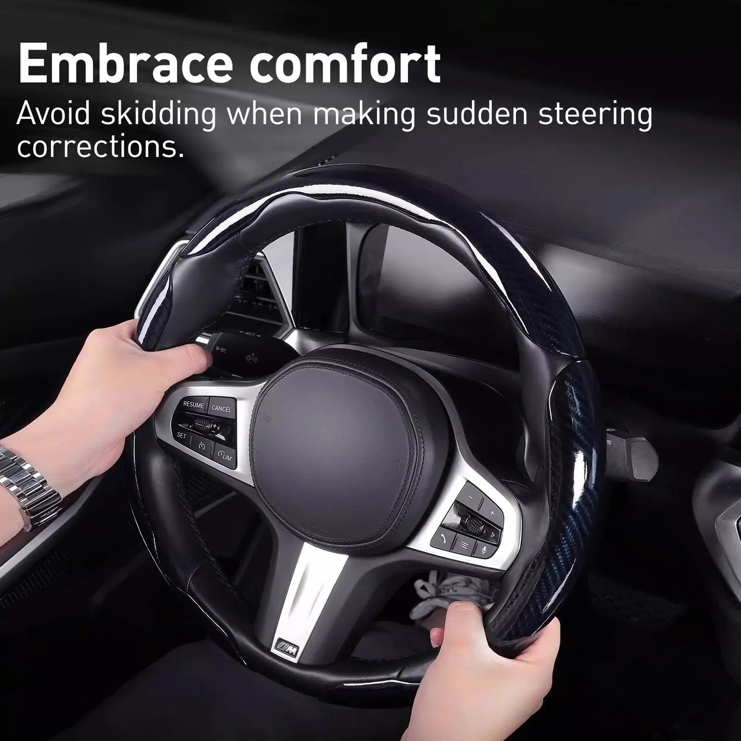 ⚡ FLASH SALE🚗Universal Comfort Grip Steering Wheel Cover