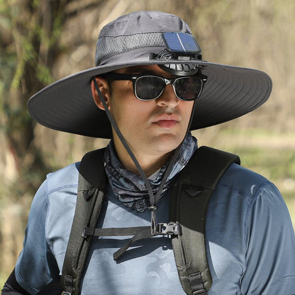 🔥Summer Hot Sale 49% OFF⚡2026 New Ultralight Solar Fan Sun Hat🎁Lighter Than a Baseball!⚾