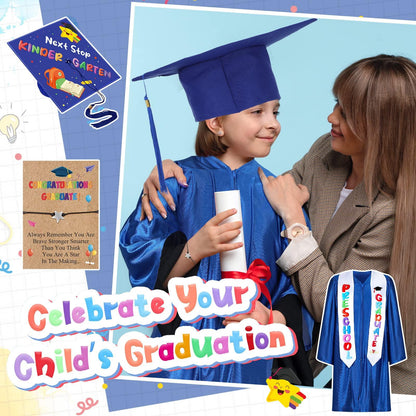 Kindergarten Graduation Outfit Class of 2026 Satin Graduation Cap