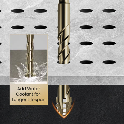 🔥 4PCS Eccentric Spiral Drill Bit Set – Deep Hole Drilling for Wood, Metal & Concrete ⚙️